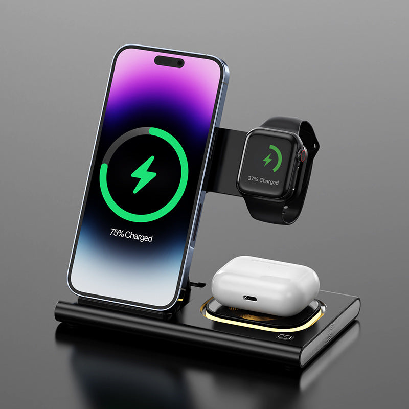 Magnetic 3 in 1 Wireless Charger Stand