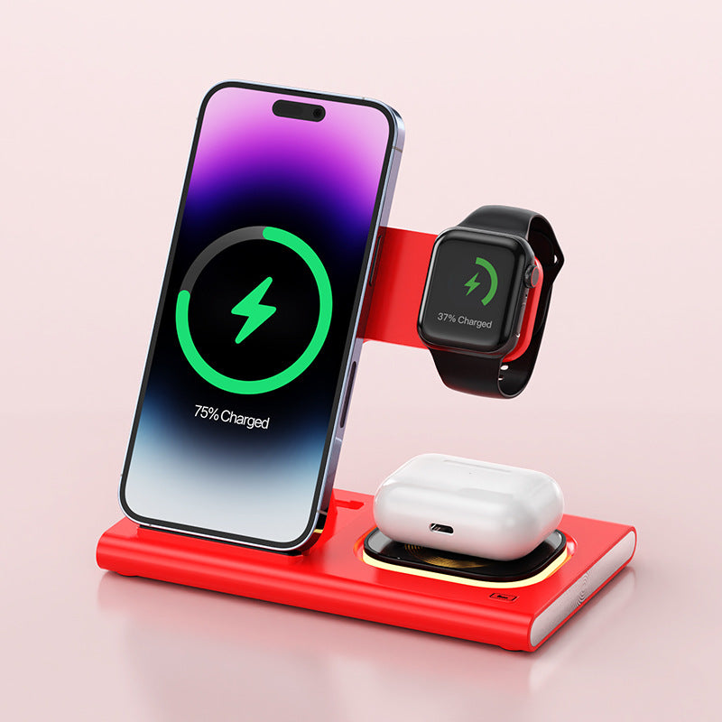 Magnetic 3 in 1 Wireless Charger Stand