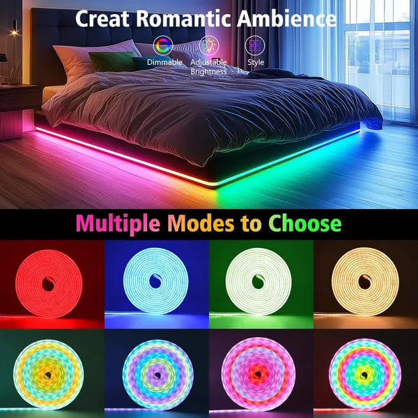 RGB Neon LED Strip Lights Music Sync
