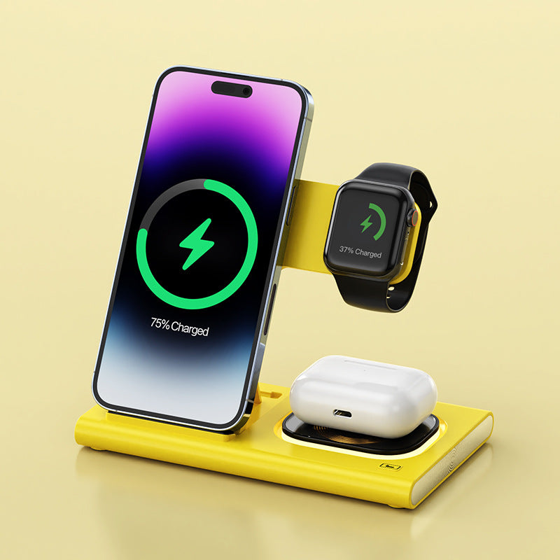 Magnetic 3 in 1 Wireless Charger Stand