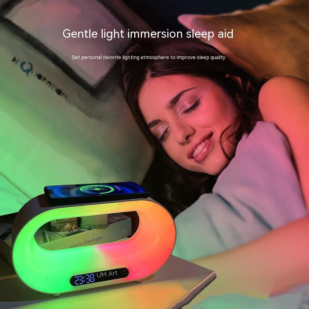 Multi-function 3 In 1 LED Night Light with Wireless Charging