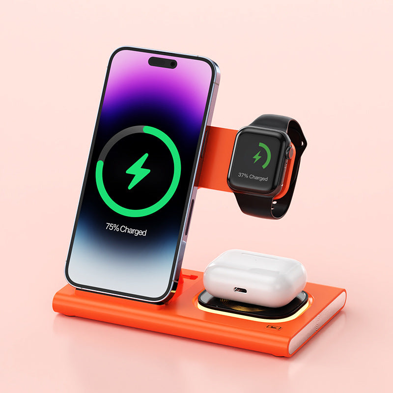 Magnetic 3 in 1 Wireless Charger Stand