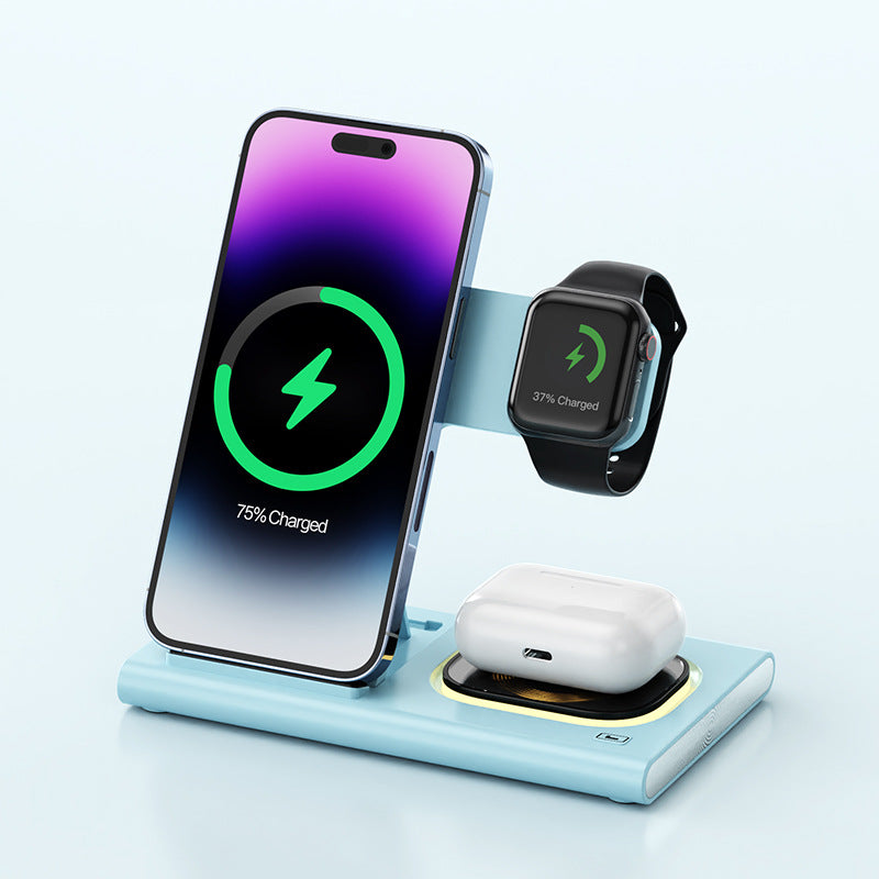Magnetic 3 in 1 Wireless Charger Stand